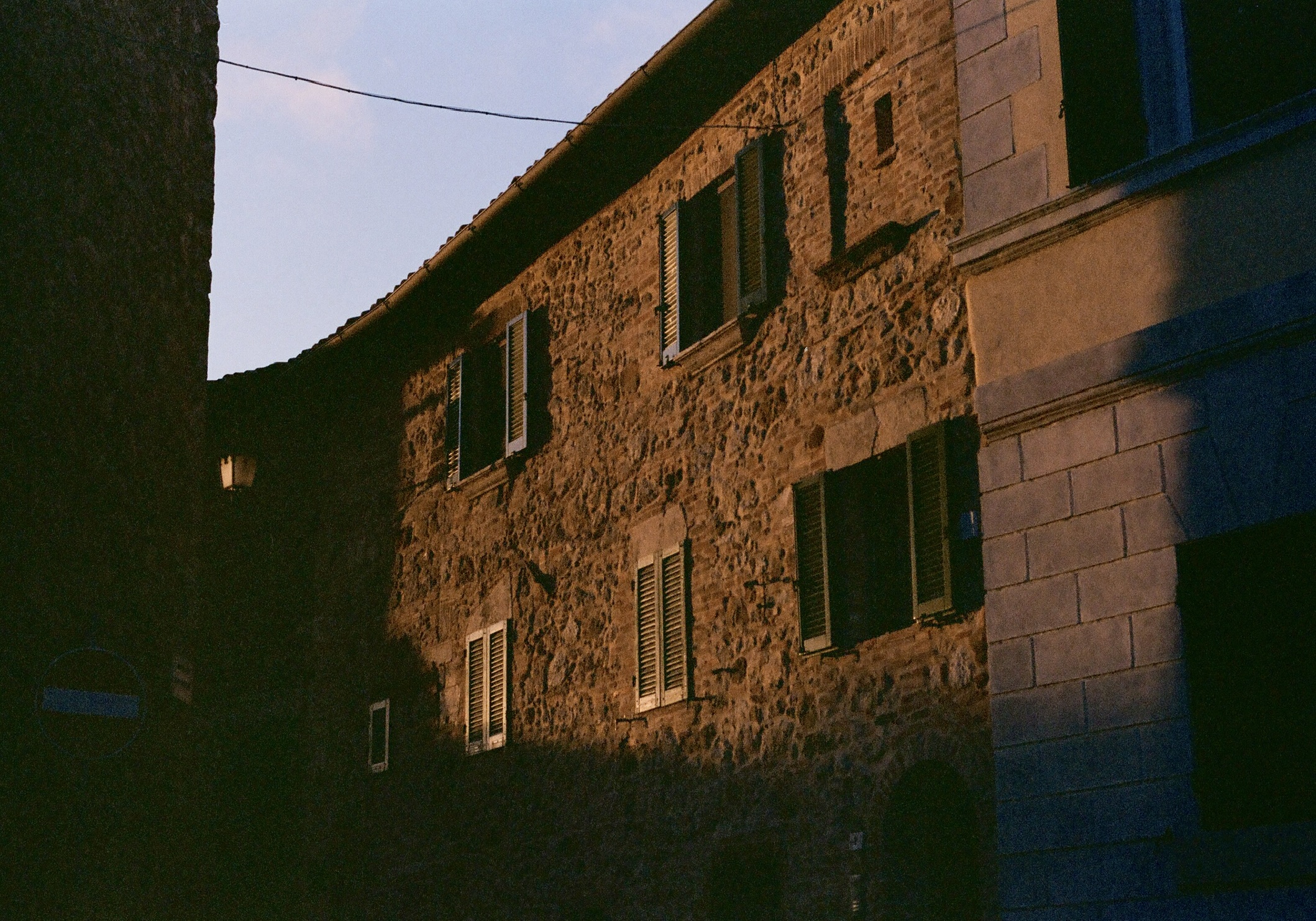 sunset wall
