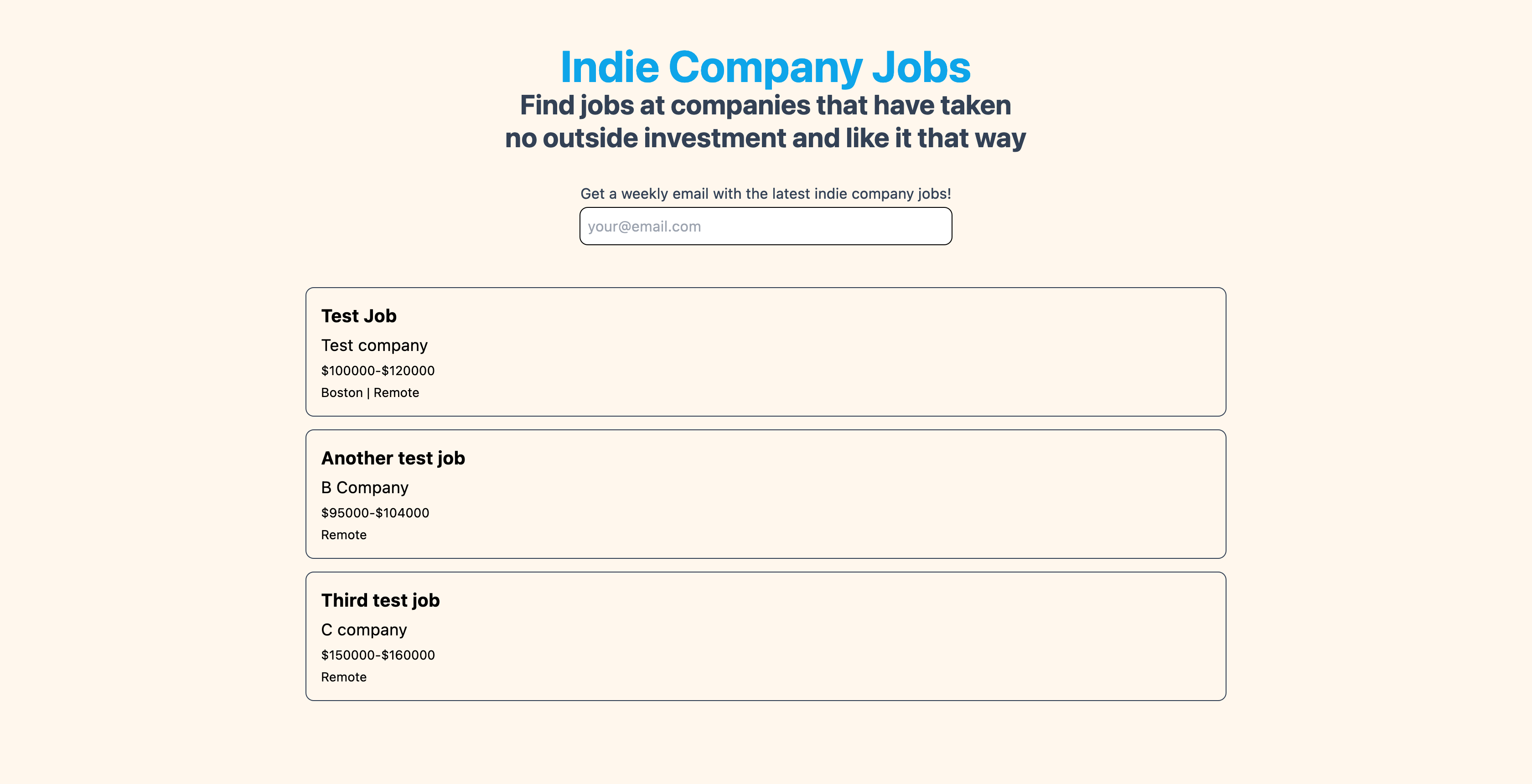 Indie Comp Screenshot